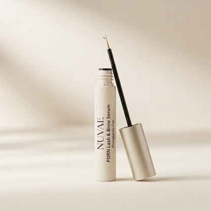 The fine brush applicator of the NUVAE serum
